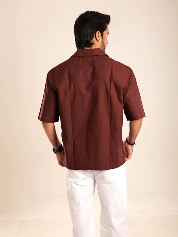 Cotton Linen Regular Fit Shirt - Image 3