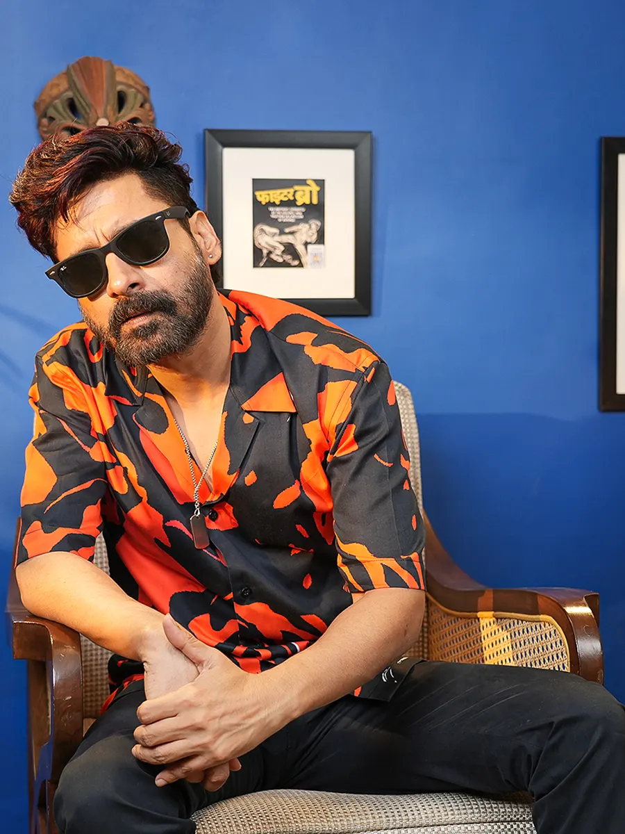 Red Printed Shirt for Men - Image 2