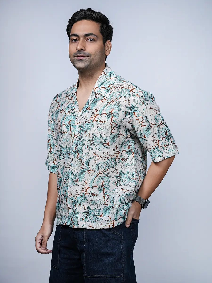 White Printed Shirt - Image 3